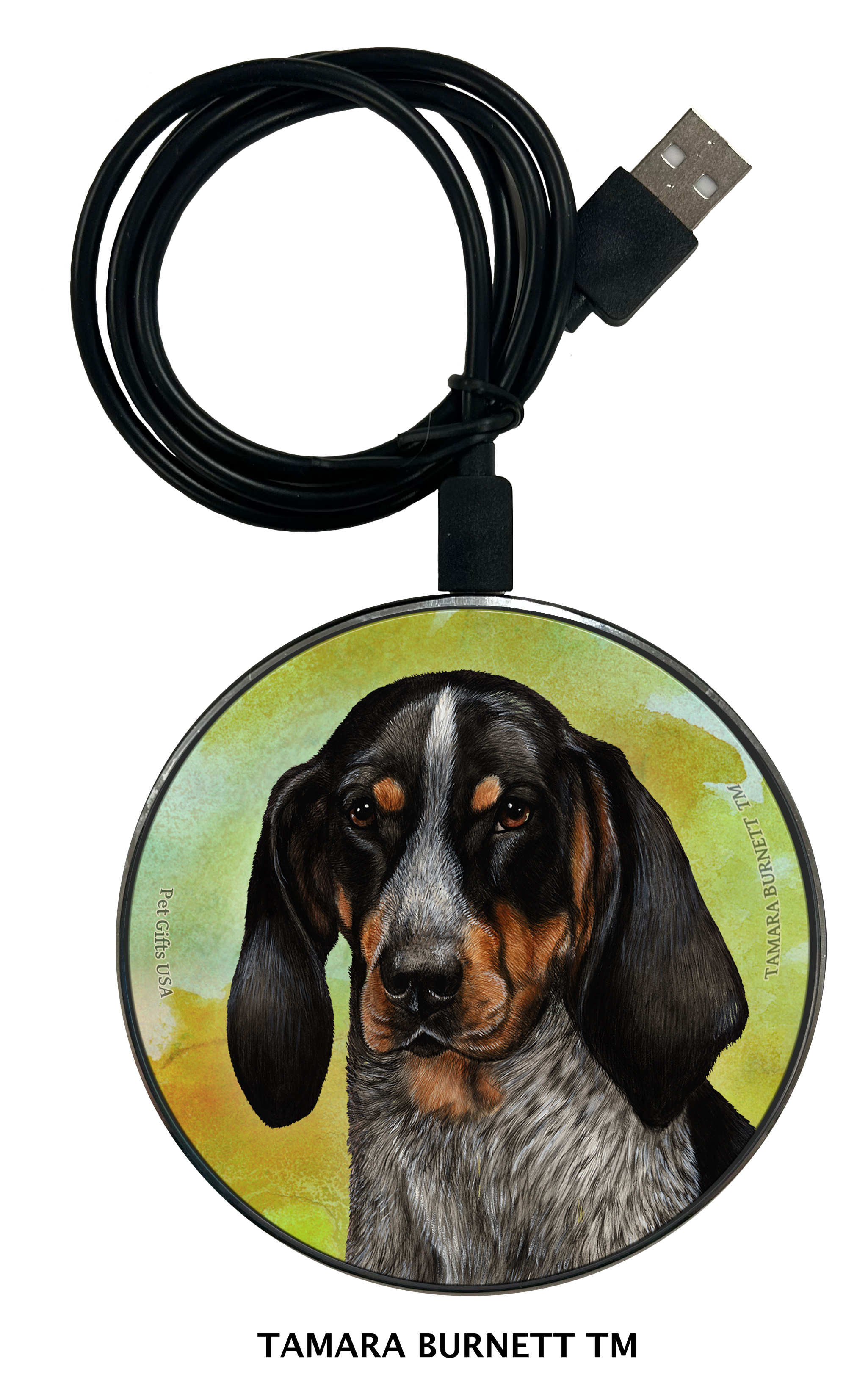 Coonhound Blue Tick - Zoomies Phone Charger image